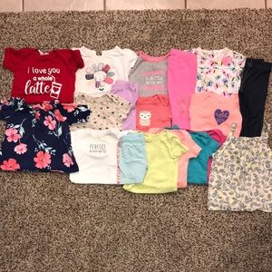 Large lot of 6 month girl clothes